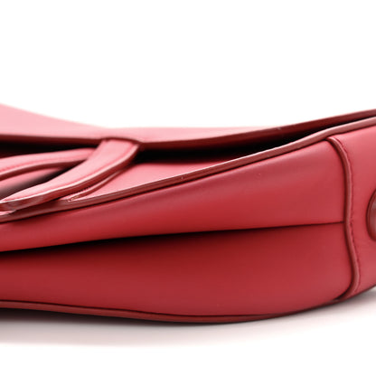 Christian Dior Ultra Matte Calfskin Saddle Bag Red 10 of 12