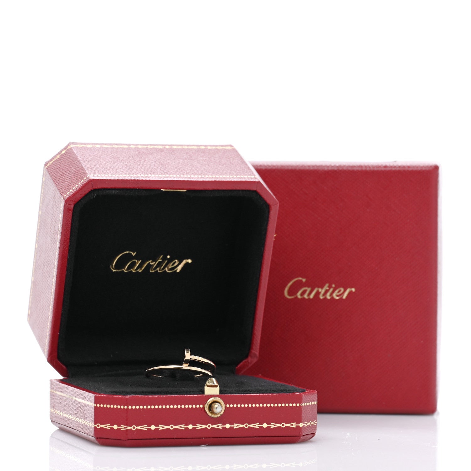 Cartier 18K Yellow Gold Small Juste Un Clou Ring 61 9.5 5 of 5