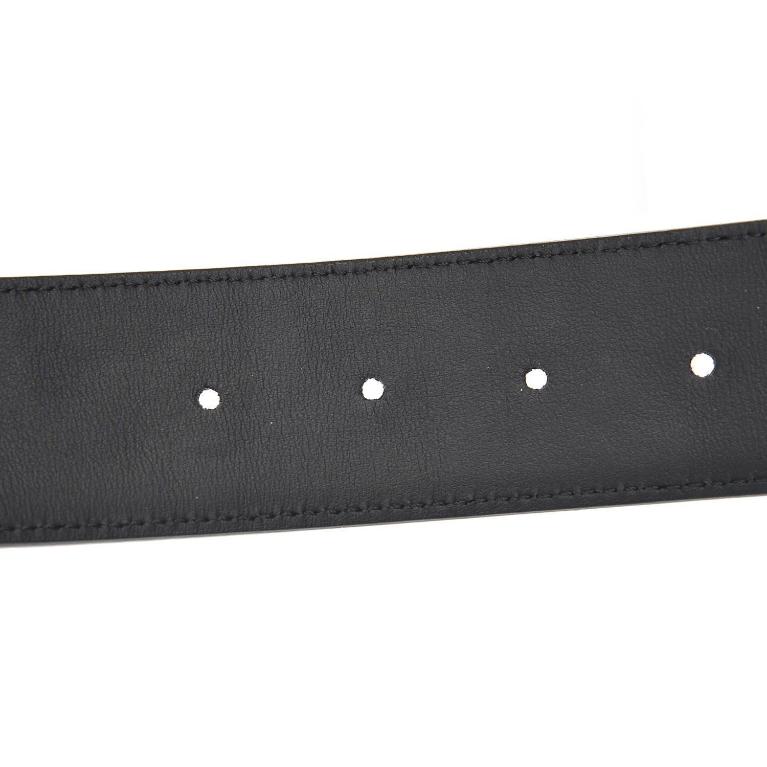 Fendi Vitello Century Bi-Color FF 1974 Embossed Belt Maya Black 7 of 8