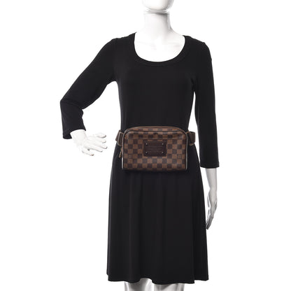 Louis Vuitton Damier Ebene Brooklyn Bum Bag 2 of 9