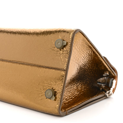 Christian Dior Metallic Calfskin Medium Diorever Flap Bronze 10 of 11