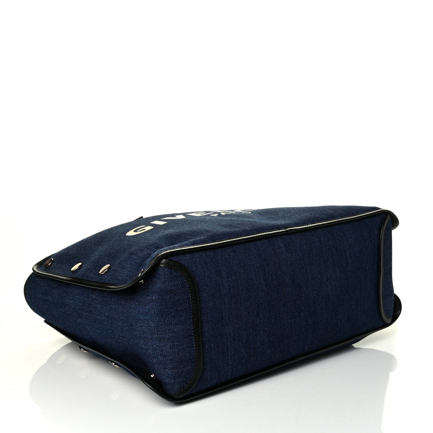 Denim Medium Logo Bond Shopper Tote Blue