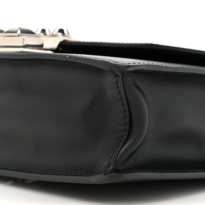 Prada City Calfskin Saffiano Racing Logo Elektra Shoulder Bag Fuxia Black 7 of 10