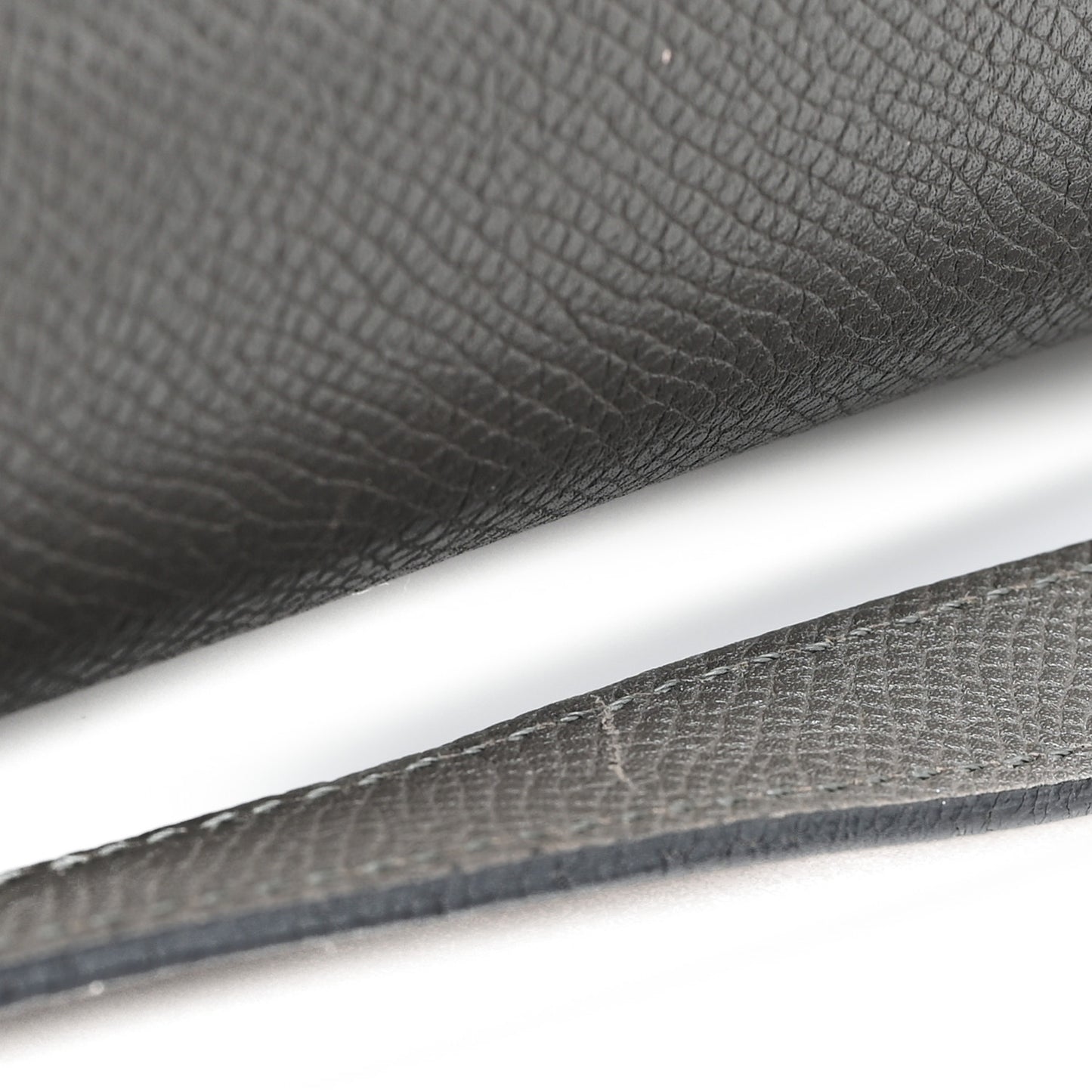 Grained Calfskin Mini Belt Bag Grey