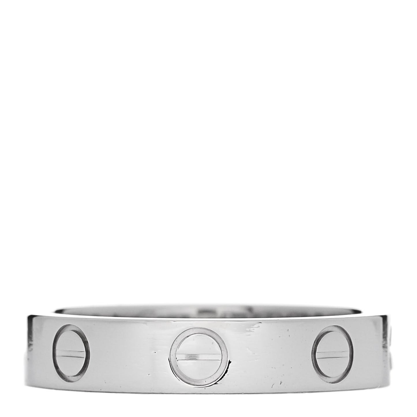Platinum 3.5mm LOVE Wedding Band Ring 51 5.75