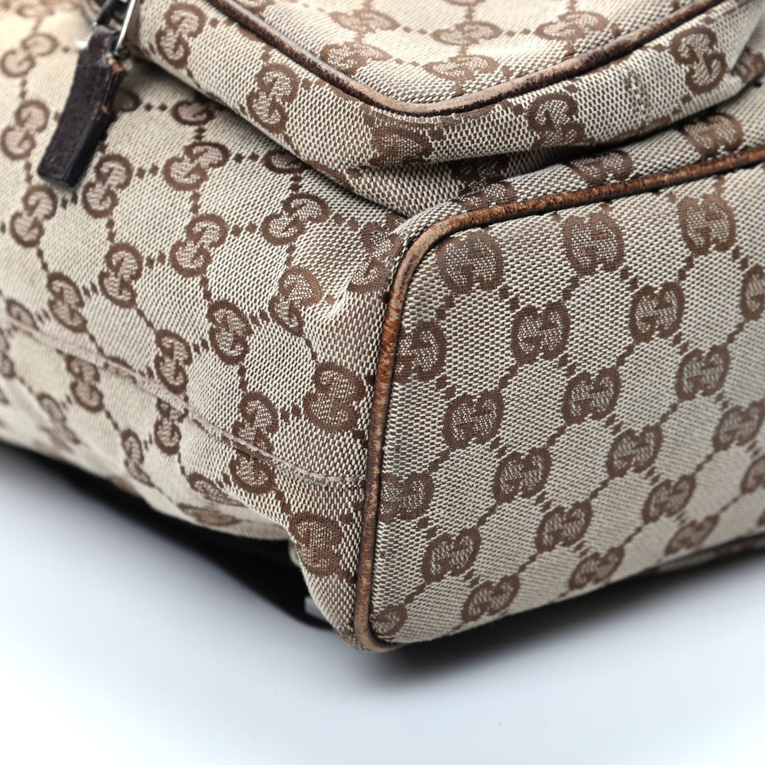 Gucci Monogram Backpack Dark Brown 8 of 11