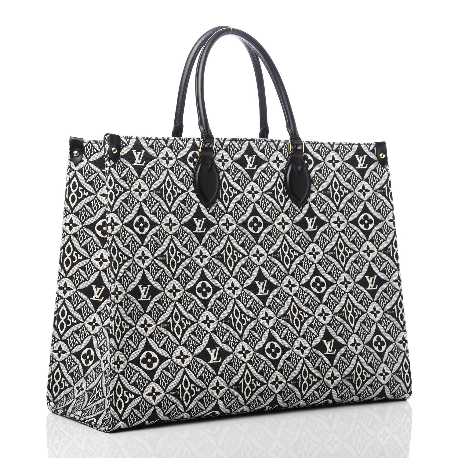 Louis Vuitton Jacquard Since 1854 Onthego GM Grey 2 of 8