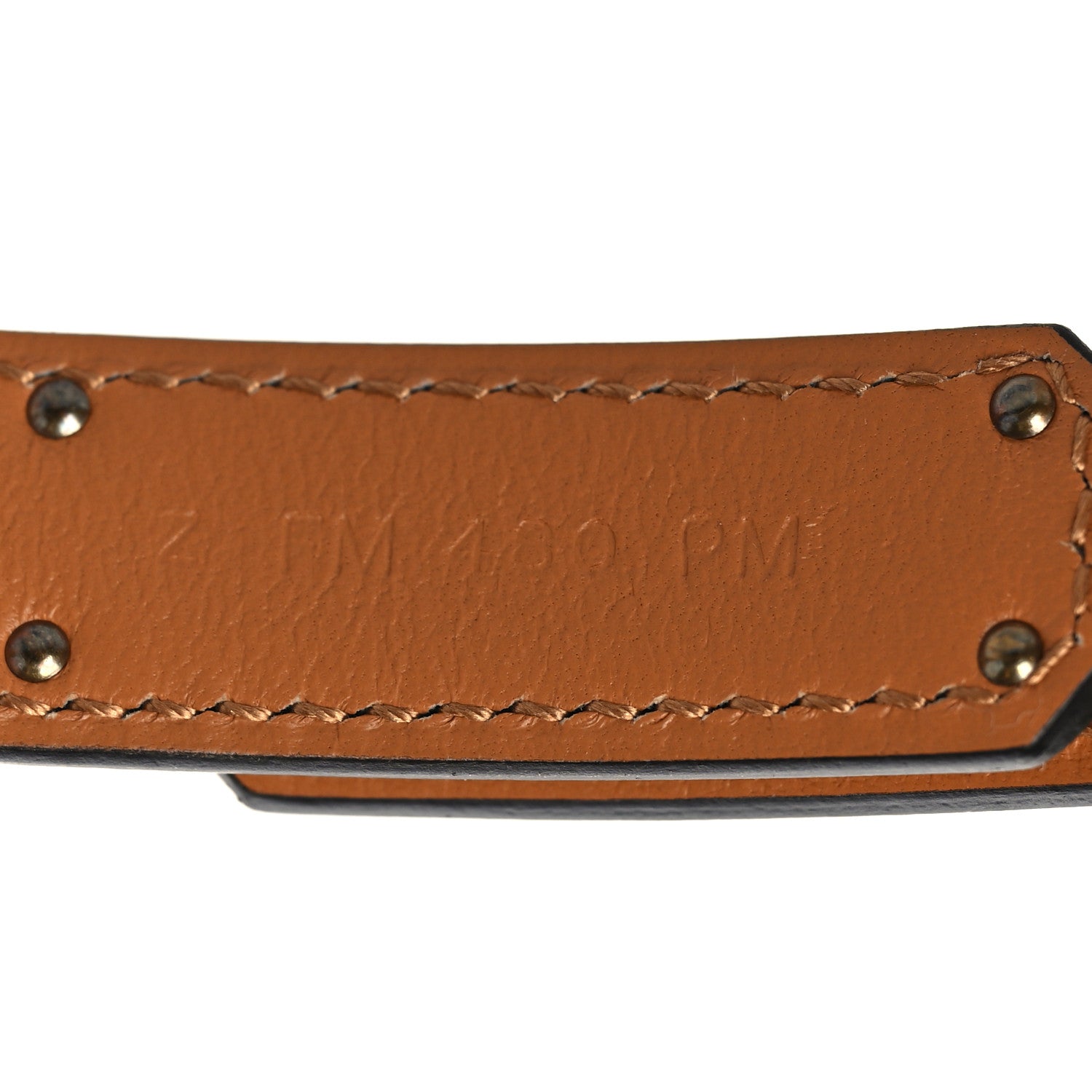 Hermes Epsom Kelly Pocket Belt Gold 5 of 6