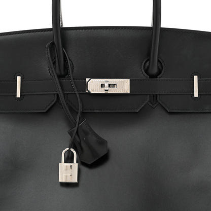 Hermes Box Guilloche Birkin 35 Black 8 of 12