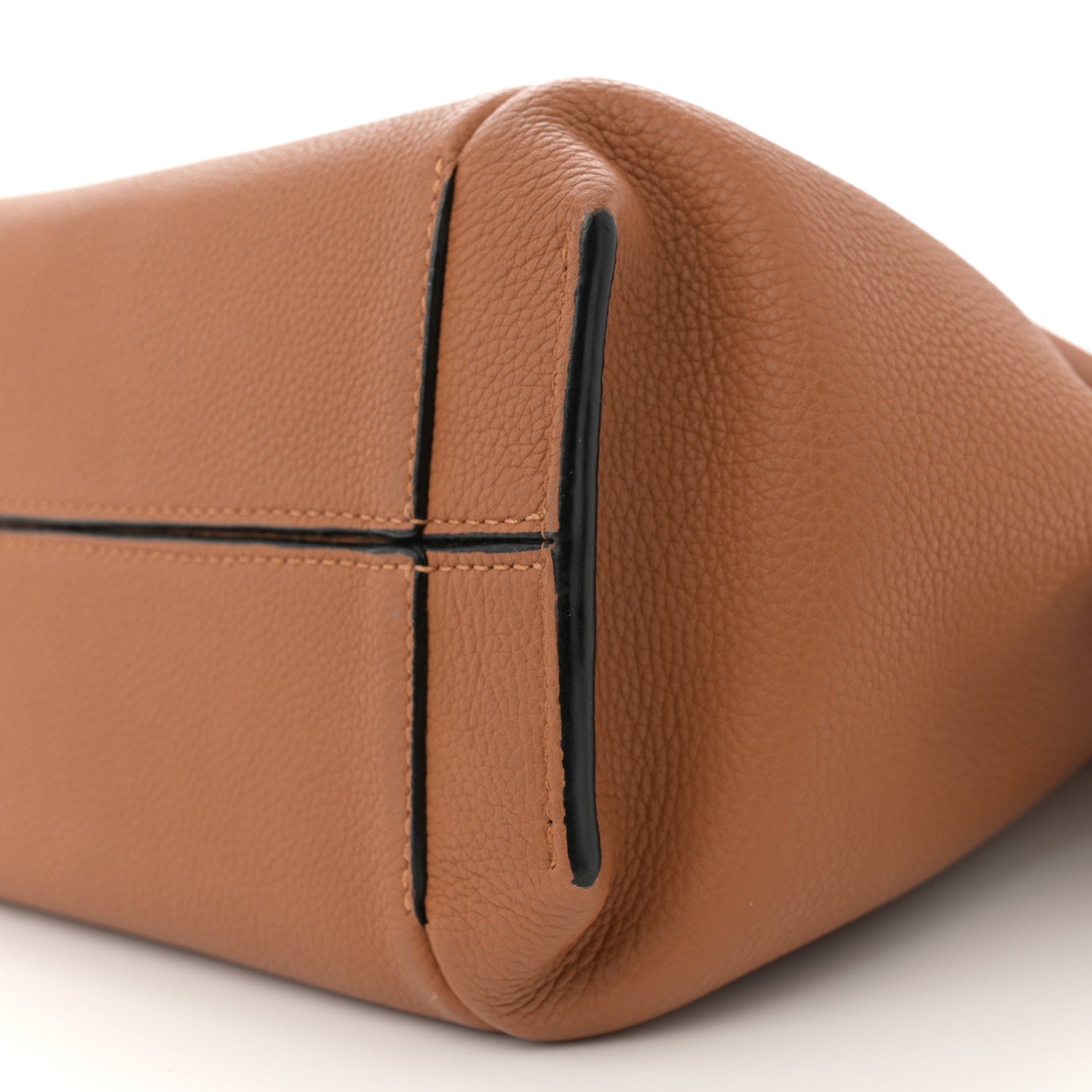 Loewe Calfskin Small Flamenco Knot Bag Caramel 9 of 11