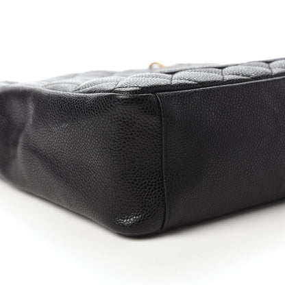 Chanel Caviar Quilted Petit Shopping Tote PST Black 6 of 12