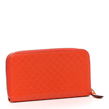 Gucci Microguccissima Zip Around Wallet Sun Orange 3 of 8