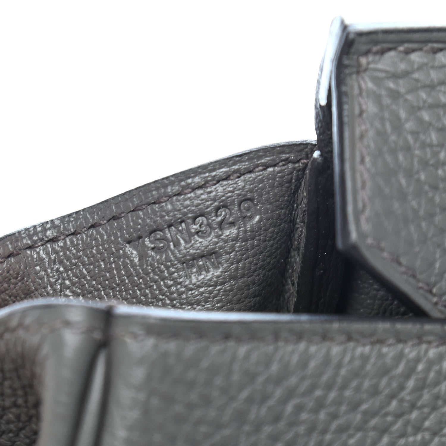 Hermes Togo Birkin 30 Etain 6 of 10