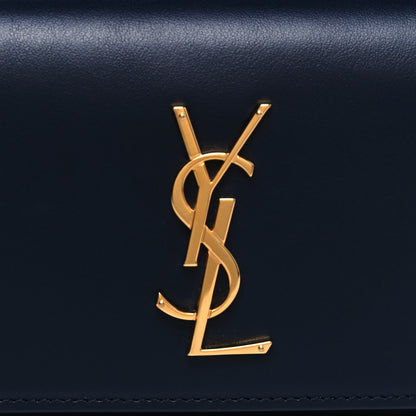 Saint Laurent Smooth Calfskin Monogram Kate Belt Bag Deep Marine 6 of 8