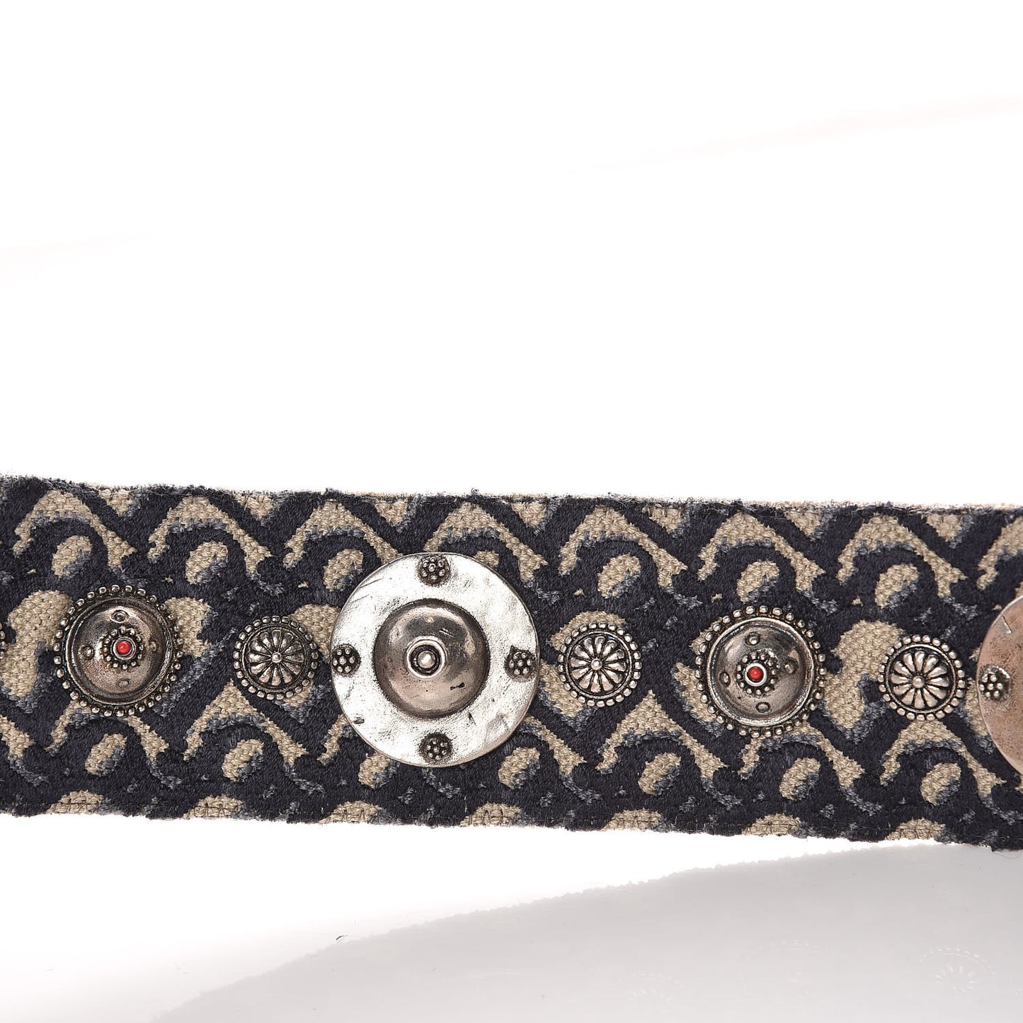 Oblique Studded Shoulder Strap Blue