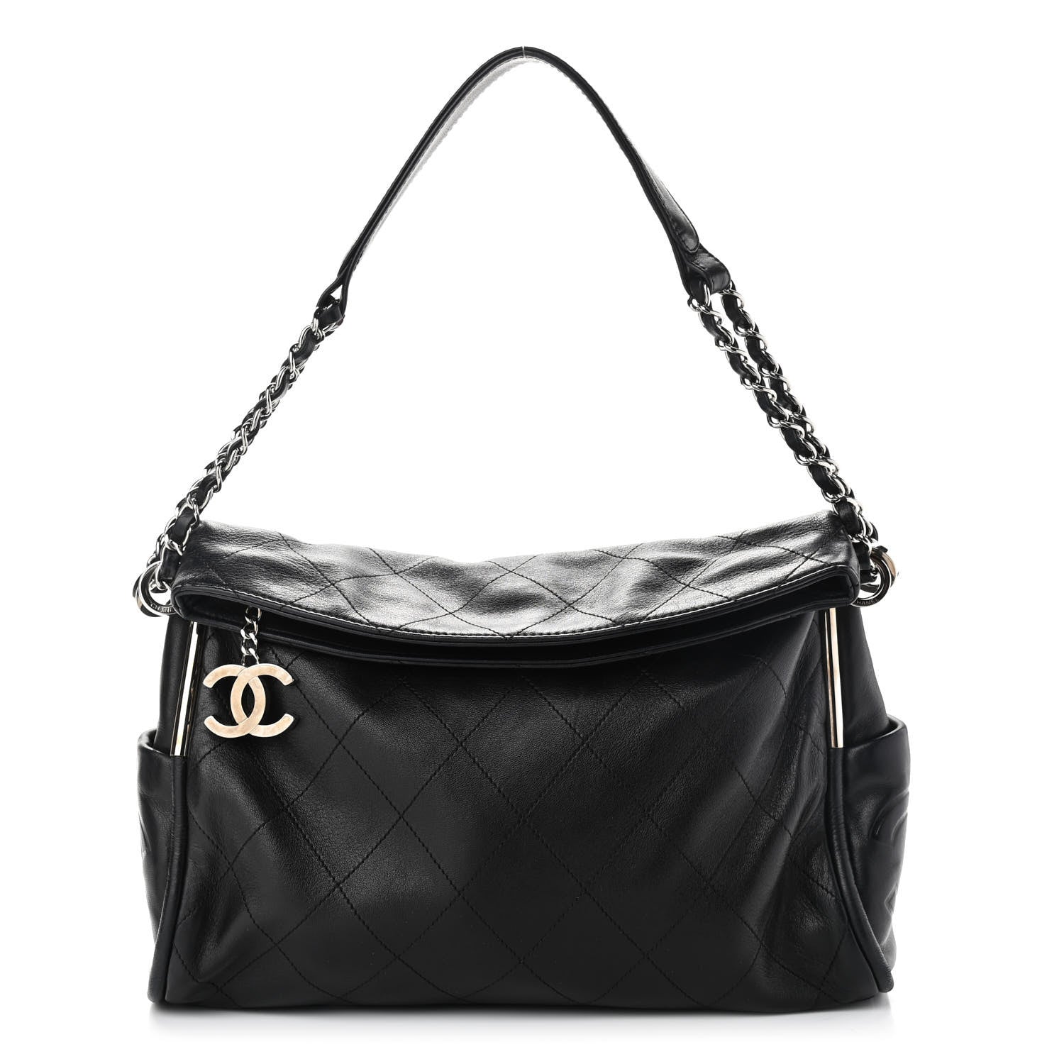 Chanel Lambskin Ultimate Soft Hobo Black 1 of 12