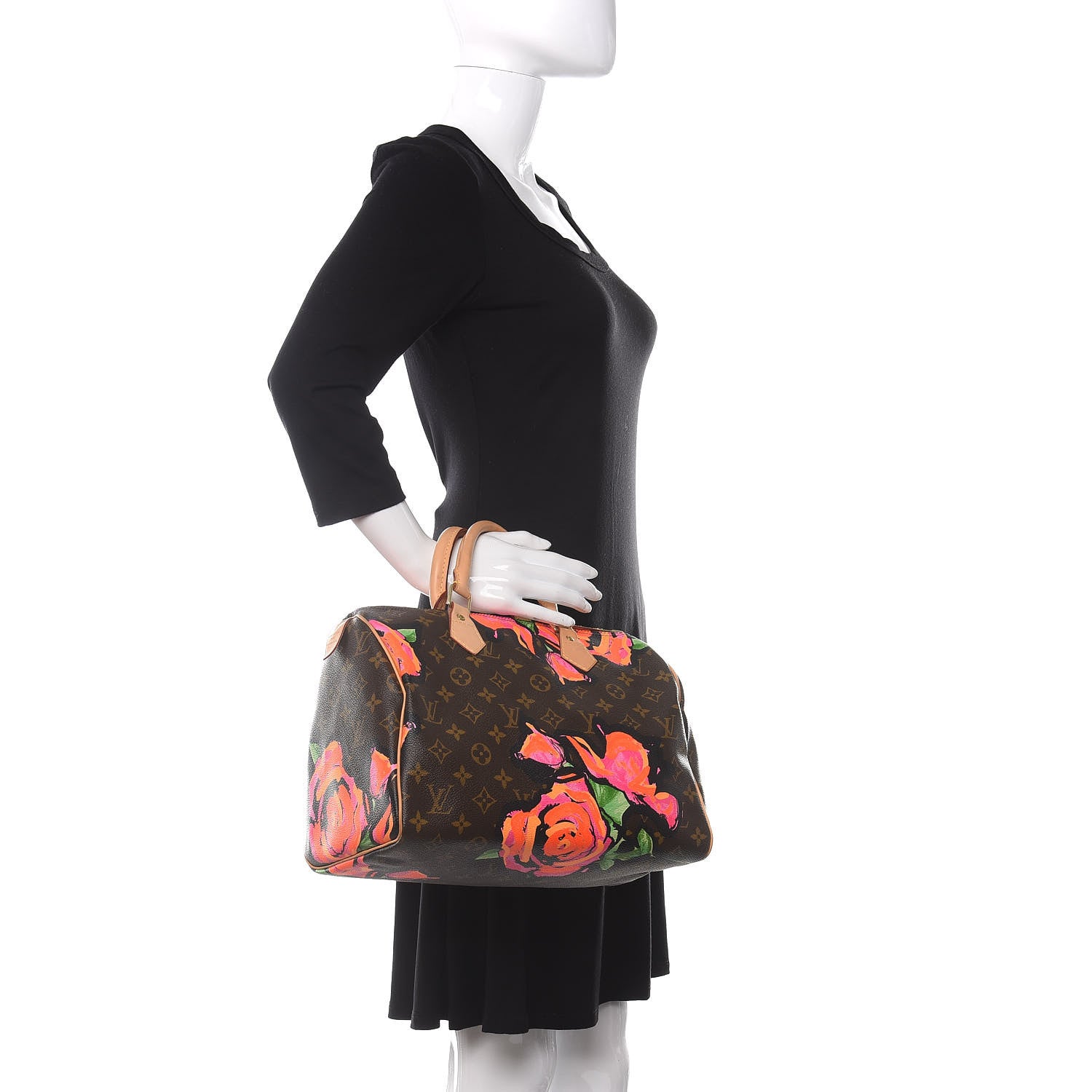 Louis Vuitton Monogram Roses Speedy 30 2 of 10