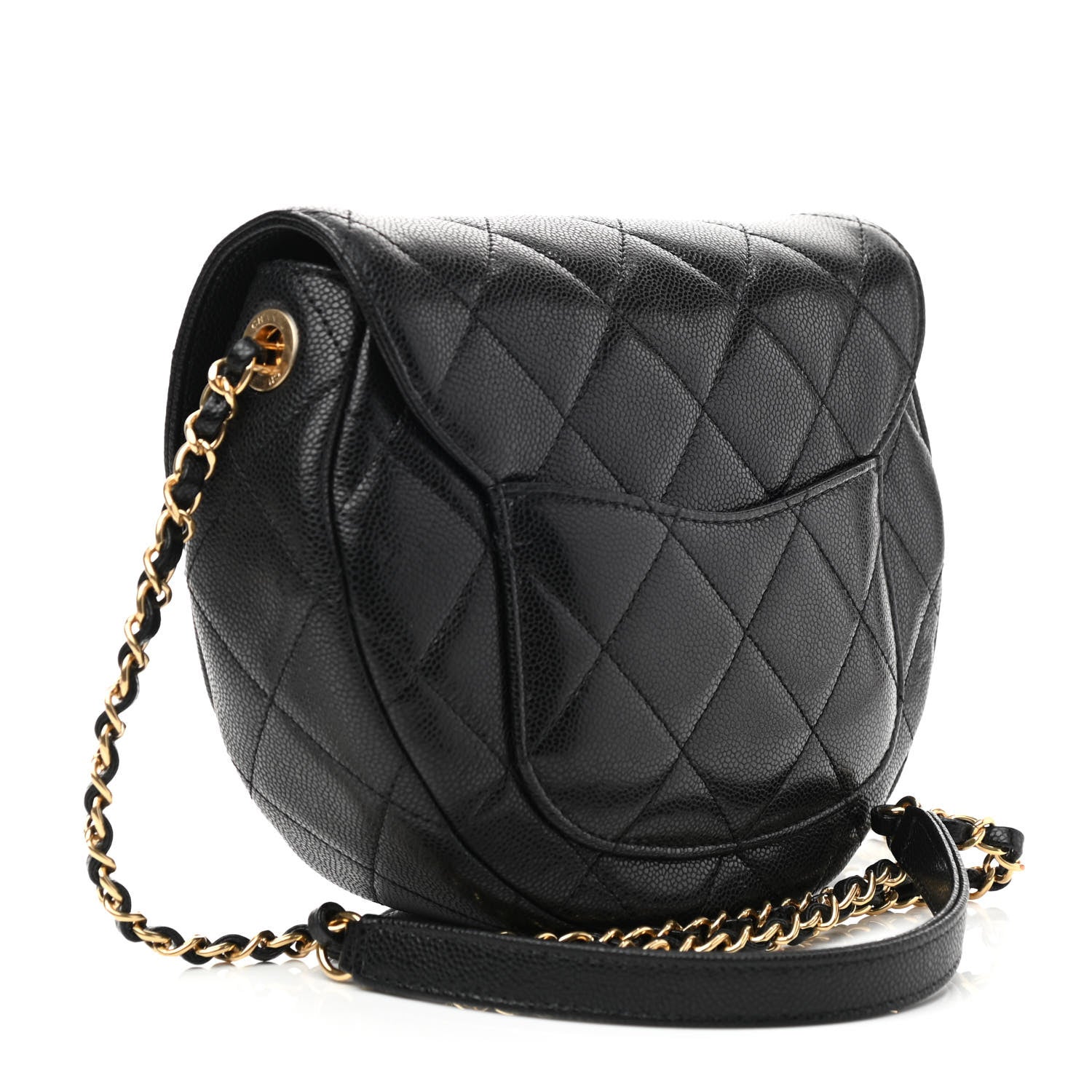 Chanel Caviar Quilted Small Messenger Flap Black 3 of 9