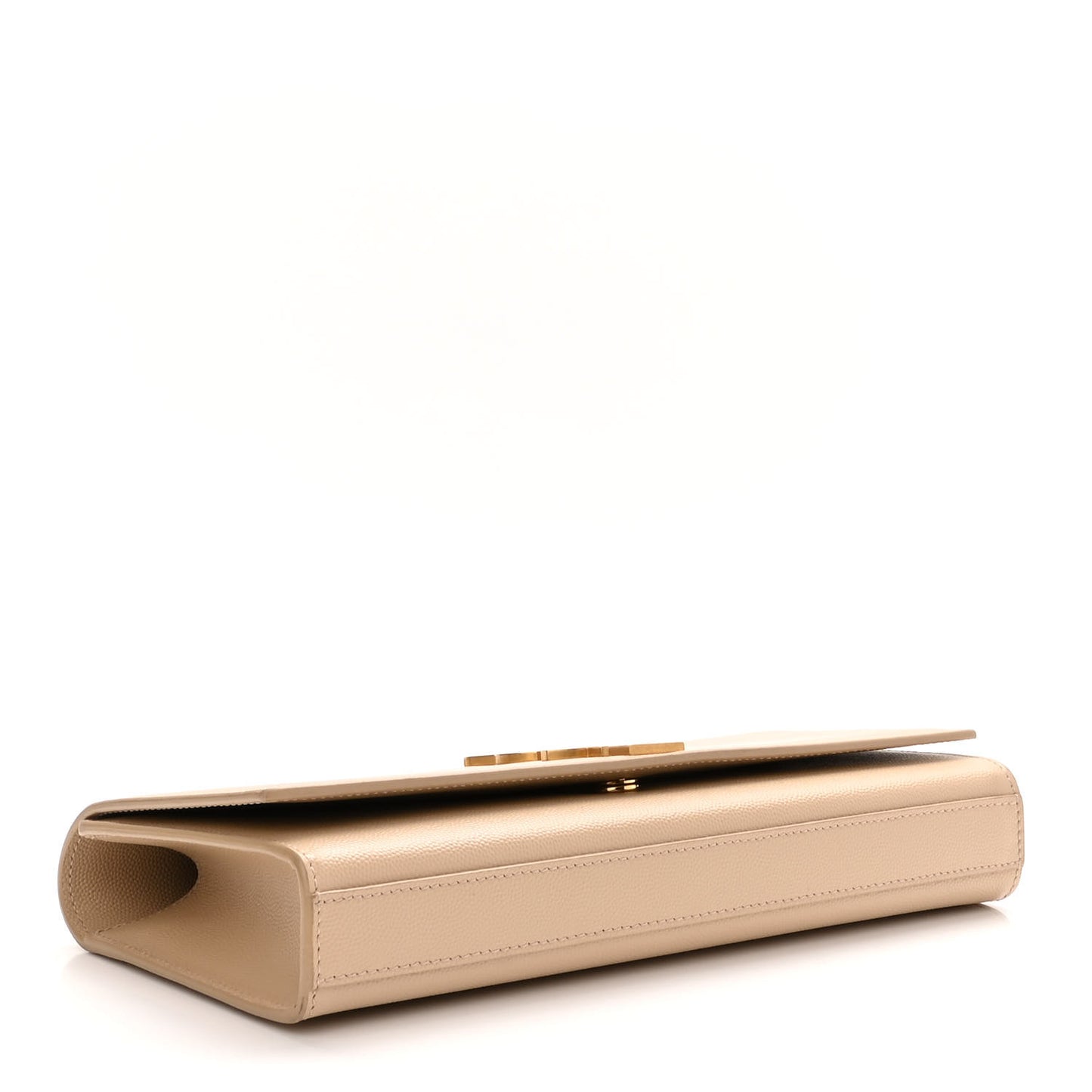 Grain De Poudre Classic Monogram Cassandre Clutch Nude