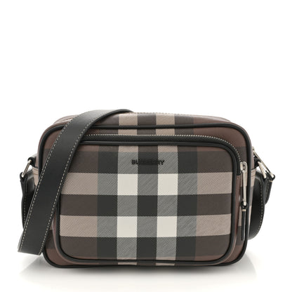 Burberry Canvas Check Paddy Messenger Birch Brown 1 of 10