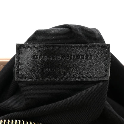 Saint Laurent Calfskin Y Quilted Monogram Toy Loulou Crossbody Bag Dark Beige 7 of 10