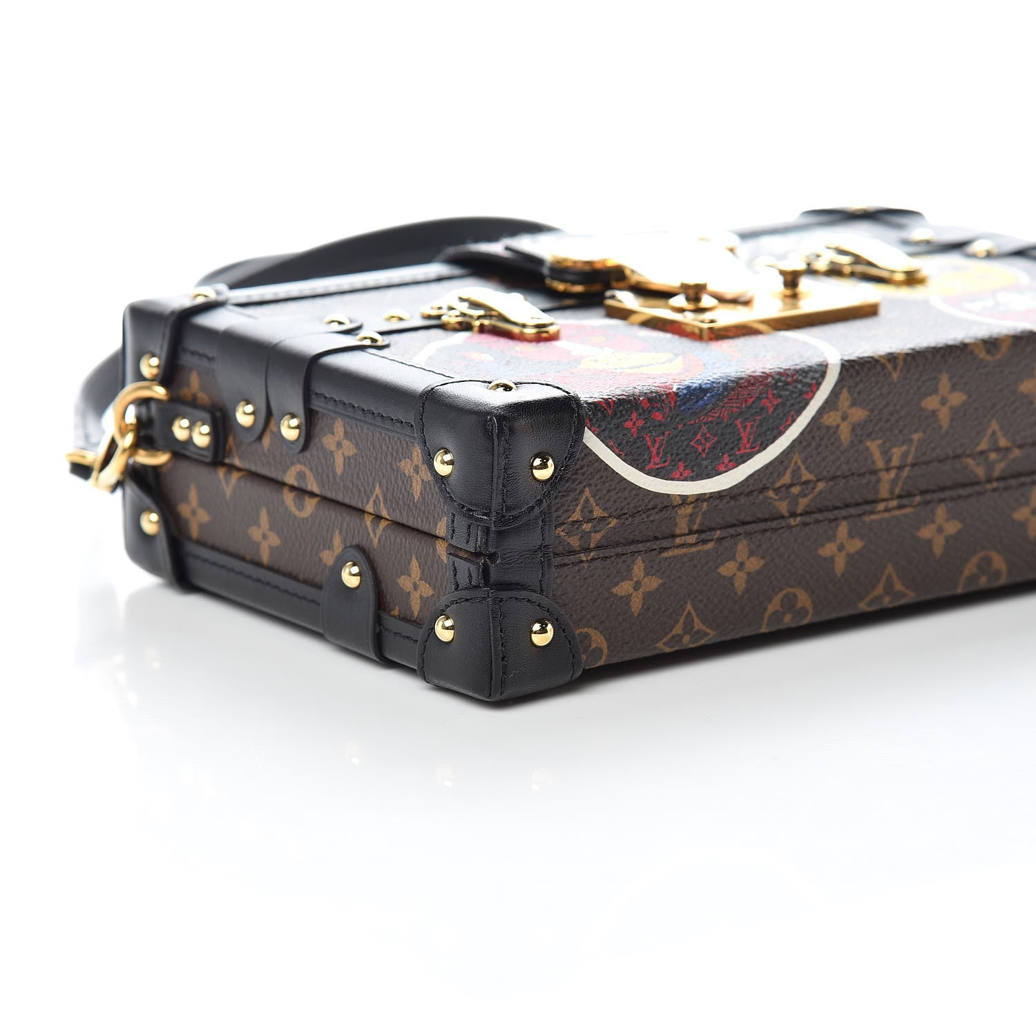 Louis Vuitton Monogram Kabuki Petite Malle Black 9 of 11