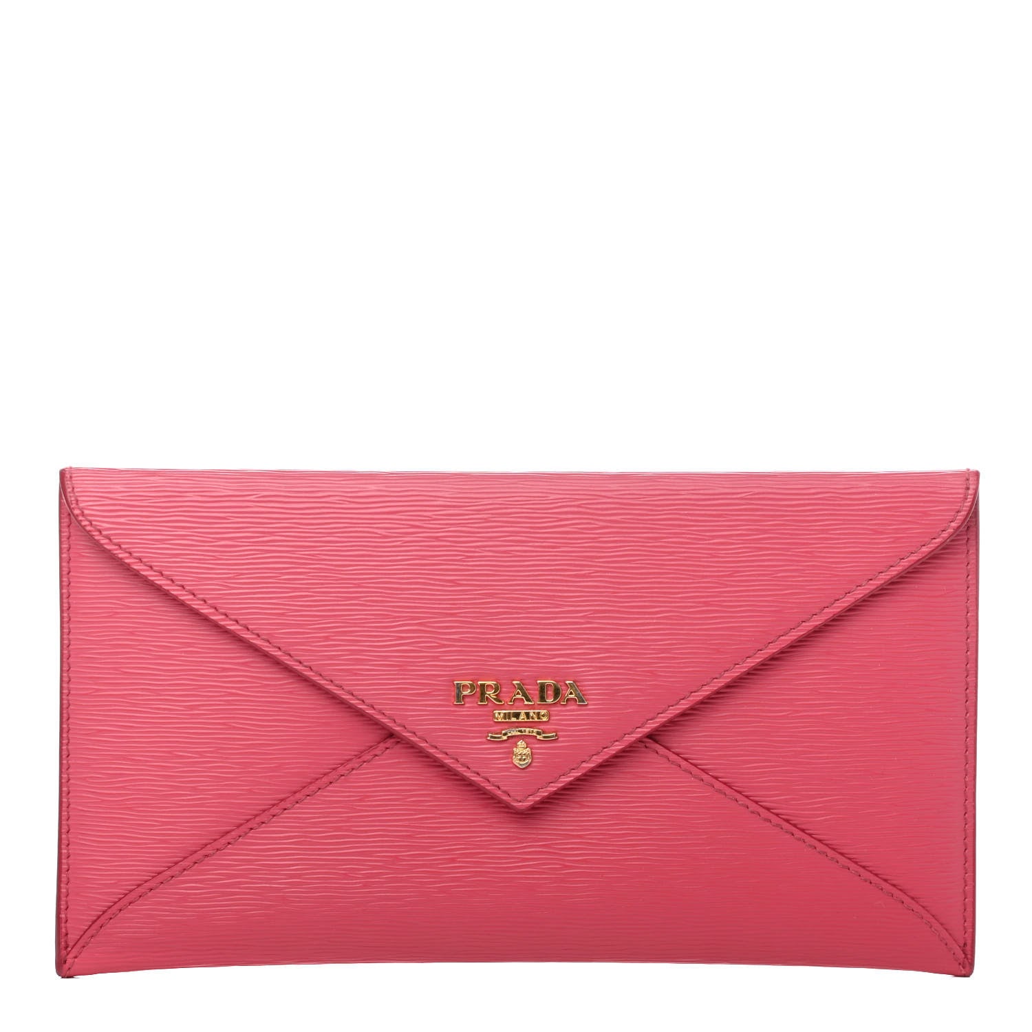 Prada Vitello Move Envelope Wallet Ibisco 1 of 4