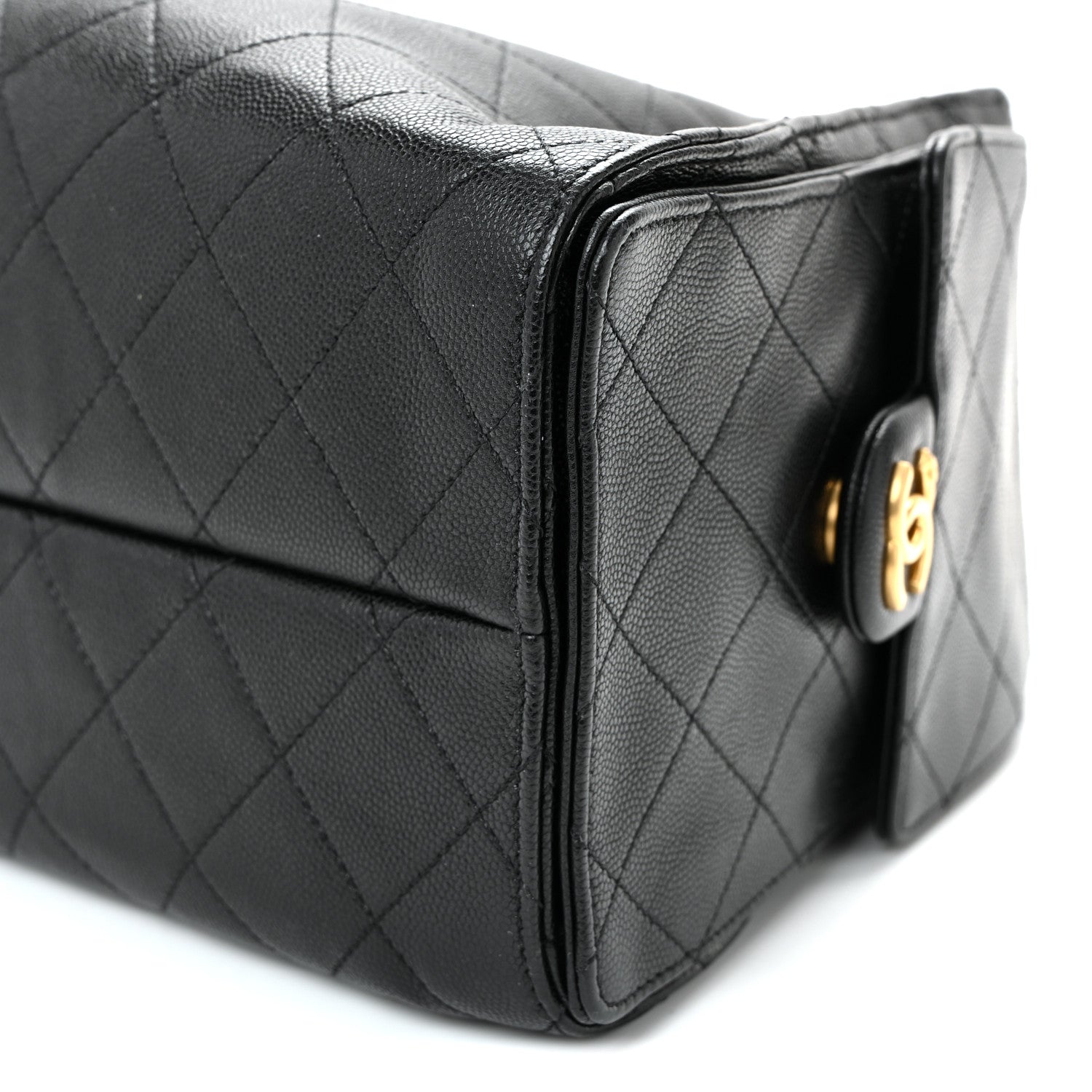 Chanel Caviar Quilted Small Chanel 25 Handbag Black 10 of 10