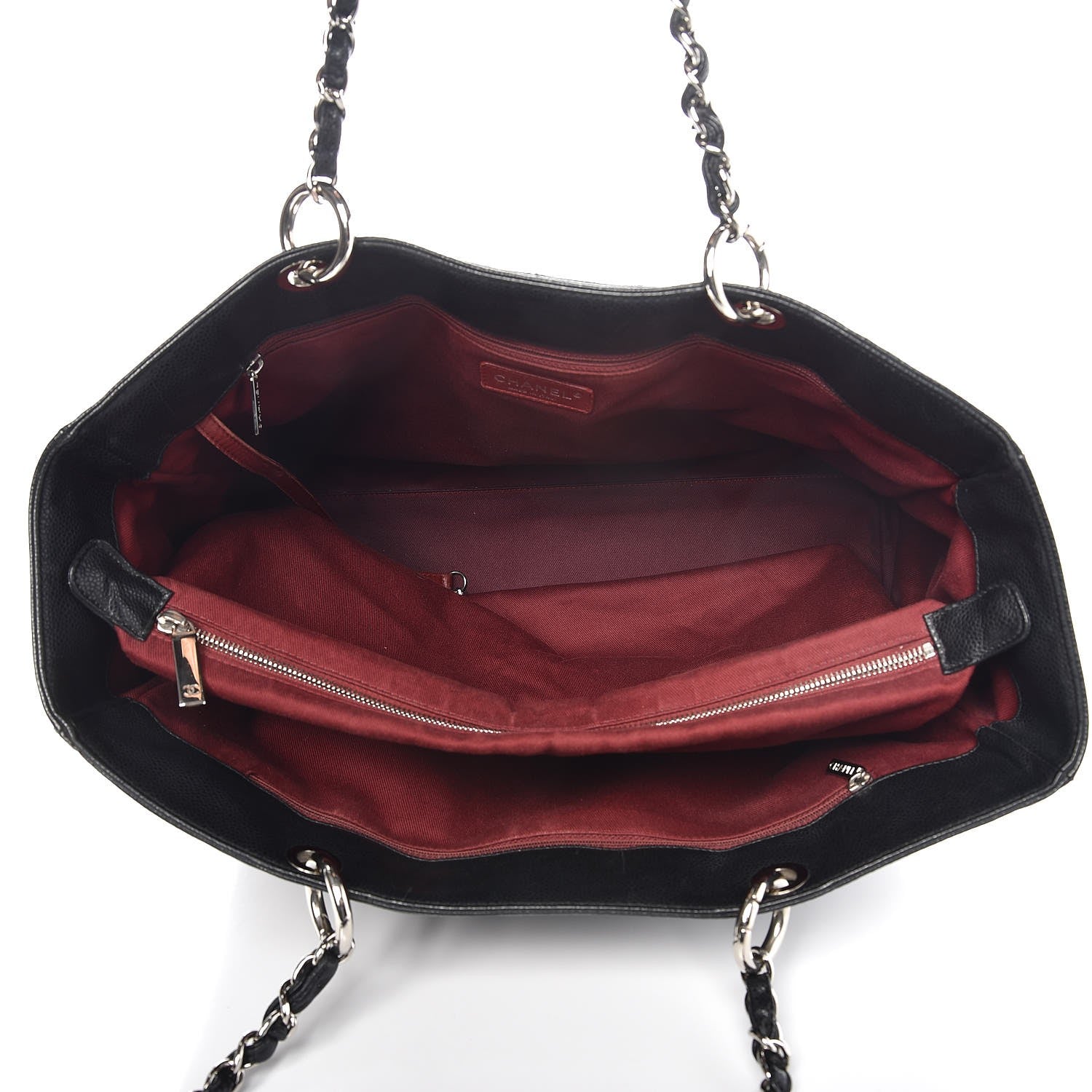 Chanel Caviar Quilted Grand Shopping Tote GST Black 5 of 14