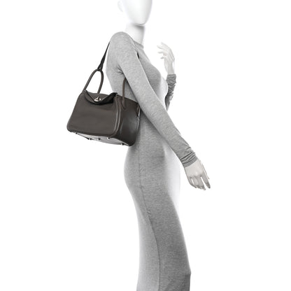 Hermes Taurillon Clemence Lindy 26 Etain 2 of 18