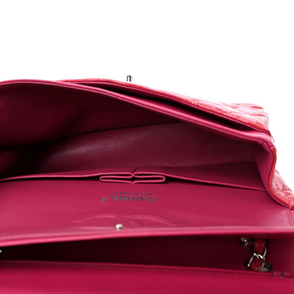Chanel Patent Quilted Medium Double Flap Pink 5 of 10