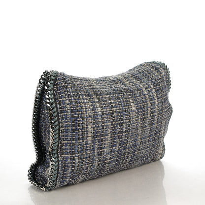 Stella McCartney Metallic Woven Boucle Falabella Blue 3 of 9