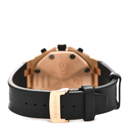Audemars Piguet 18K Rose Gold Rubber 42mm Royal Oak Offshore Chronograph Automatic Watch Black 25940OK.OO.D002CA.01 3 of 4