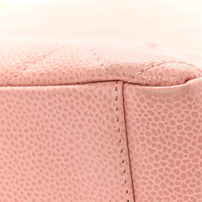 Chanel Caviar Quilted Petit Shopping Tote PST Pink 11 of 15