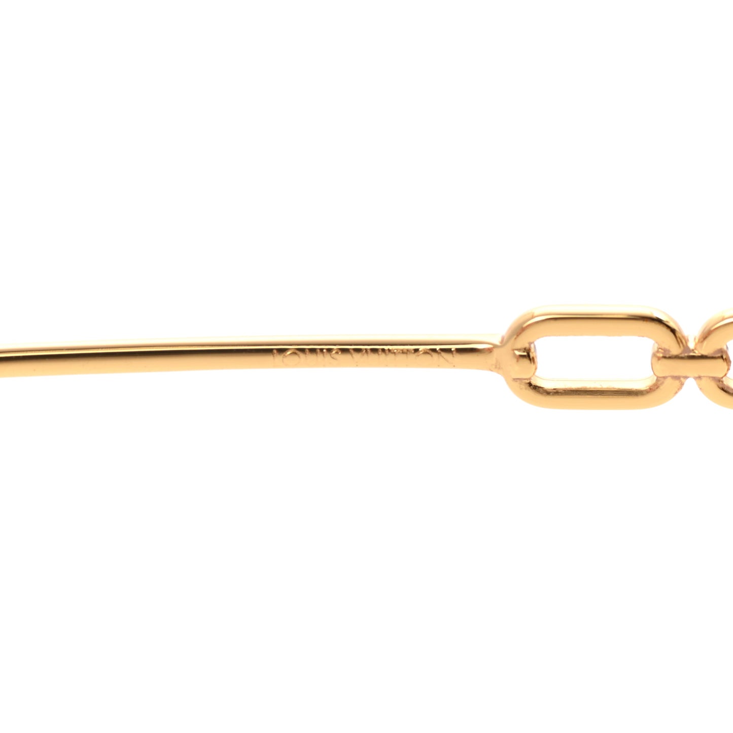 Metal My LV Chain Pilot Sunglasses Z1539E Gold