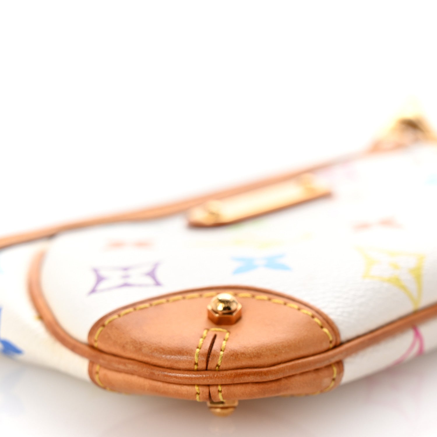 Louis Vuitton Monogram Multicolor Pochette Milla MM White 9 of 10
