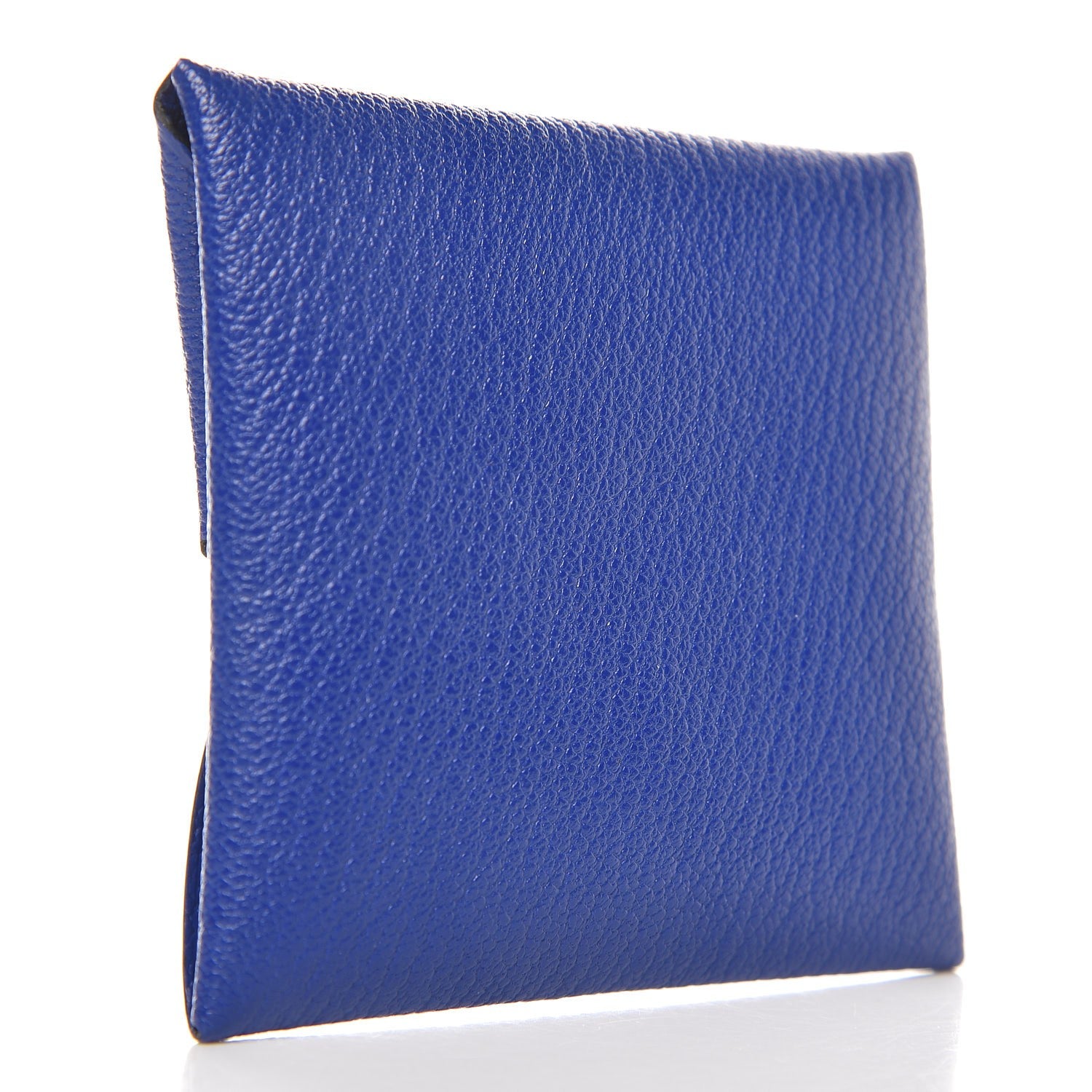 Hermes Chevre Mysore Bastia Coin Purse Bleu Electrique 3 of 7