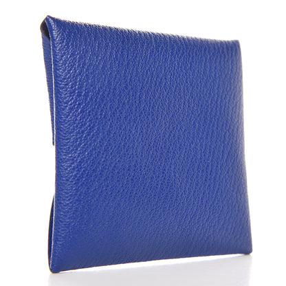 Hermes Chevre Mysore Bastia Coin Purse Bleu Electrique 3 of 7