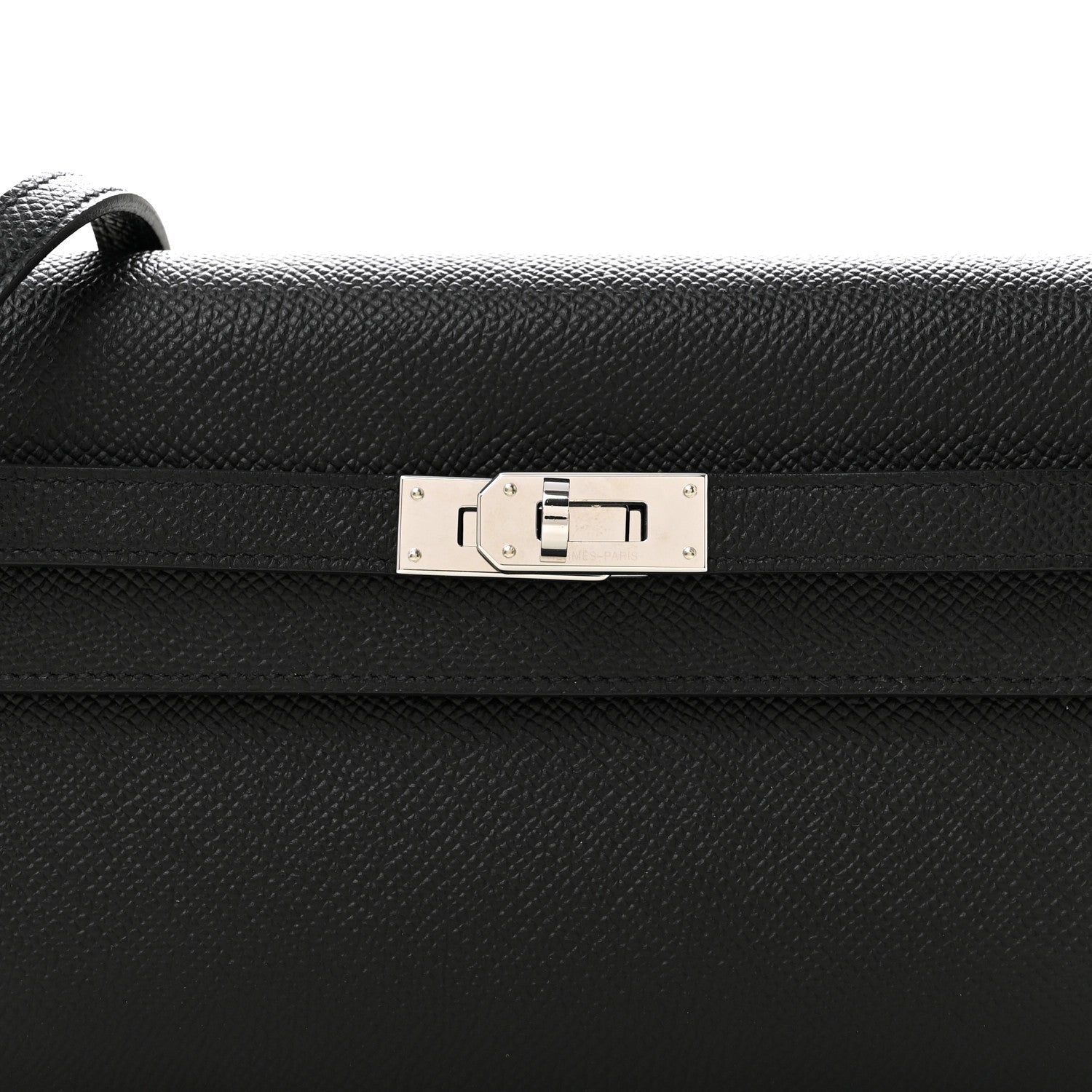 Hermes Epsom Kelly Wallet To Go Black 8 of 11