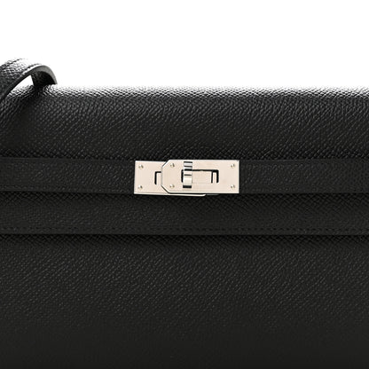 Hermes Epsom Kelly Wallet To Go Black 8 of 11