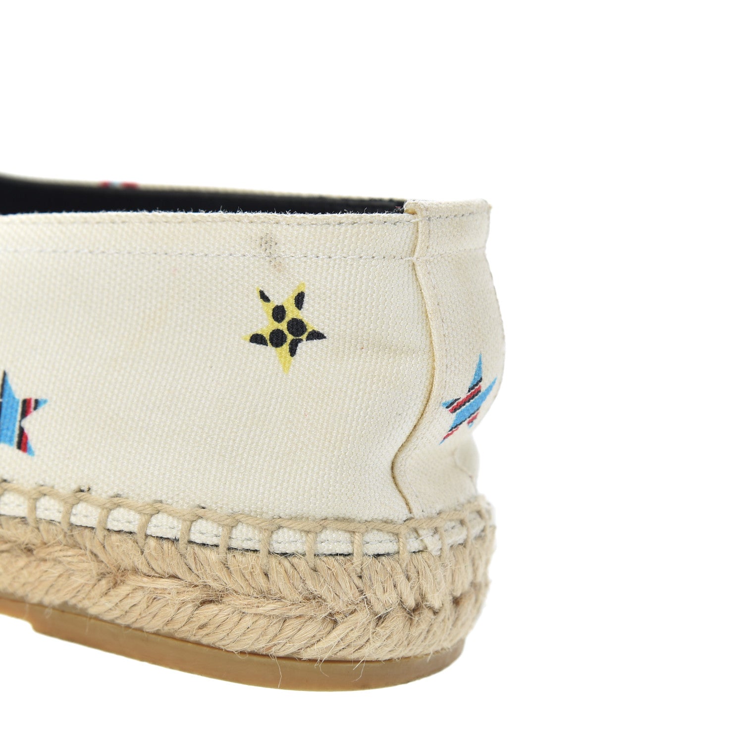 Saint Laurent Canvas Stars Espadrilles 37 14 of 17