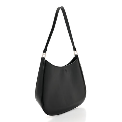 Prada Spazzolato Cleo Shoulder Bag Black 3 of 10