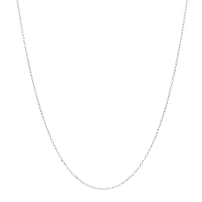 Tiffany Platinum Chain Necklace 16" 1 of 4