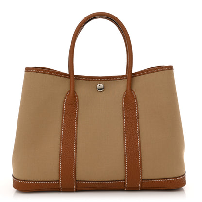 Hermes Toile Negonda Garden Party 30 TPM Trench Gold 1 of 11