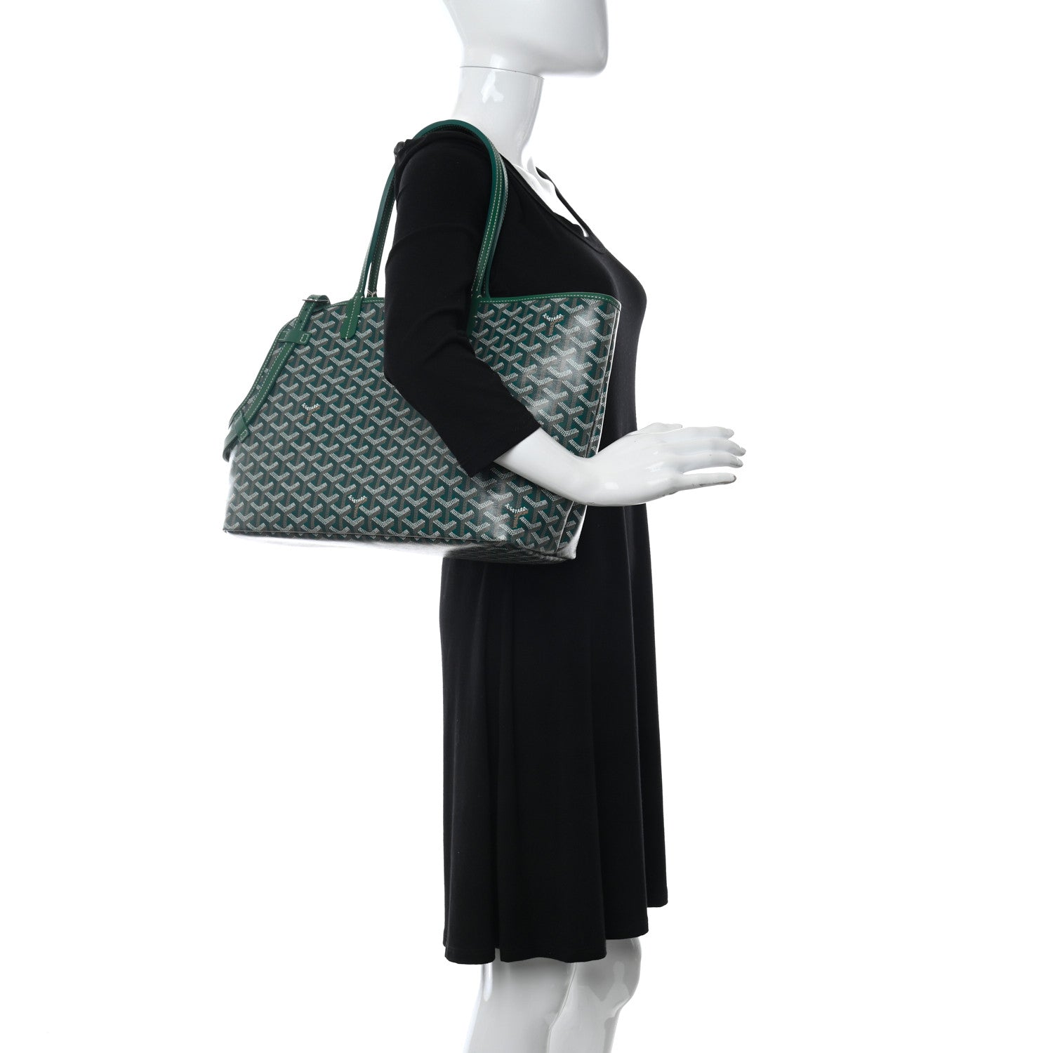 Goyard Goyardine Chien Gris Bag Green 2 of 9