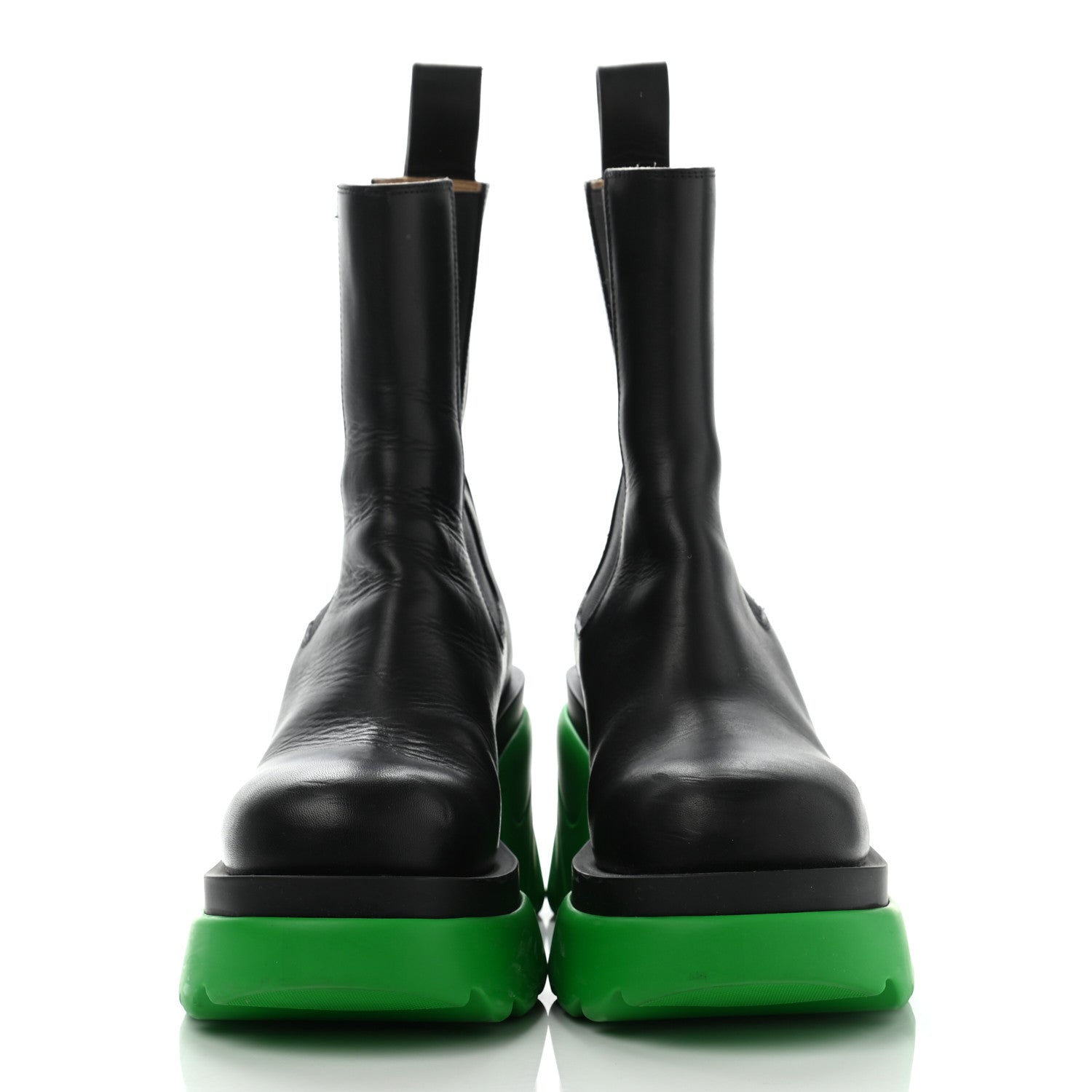 Bottega Veneta Calfskin The Flash Chelsea Boots 38 Black Grass 2 of 15