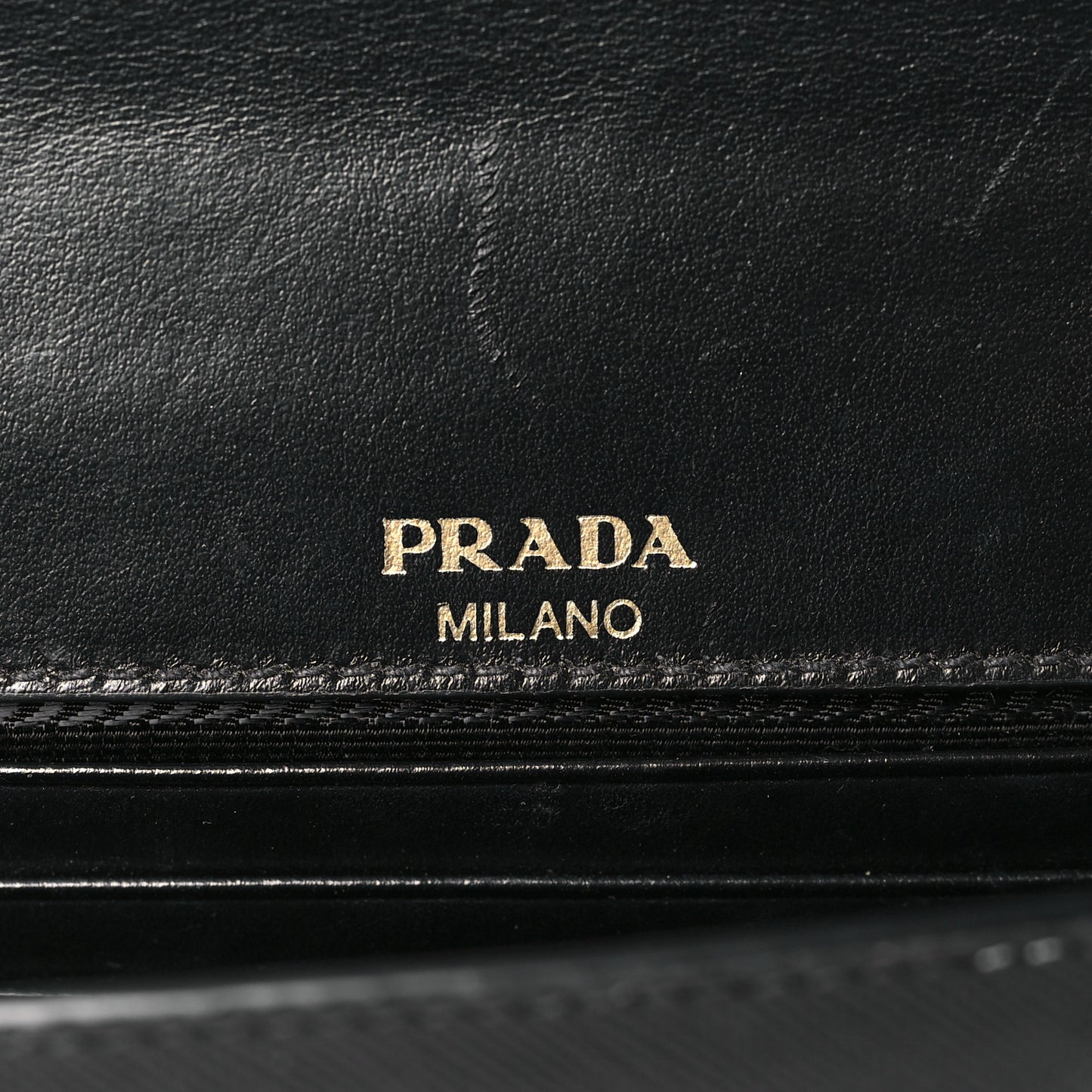 Saffiano Flap Wallet With Strap Black