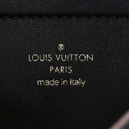 Louis Vuitton Lambskin Embossed Monogram Pochette Coussin Black 6 of 10