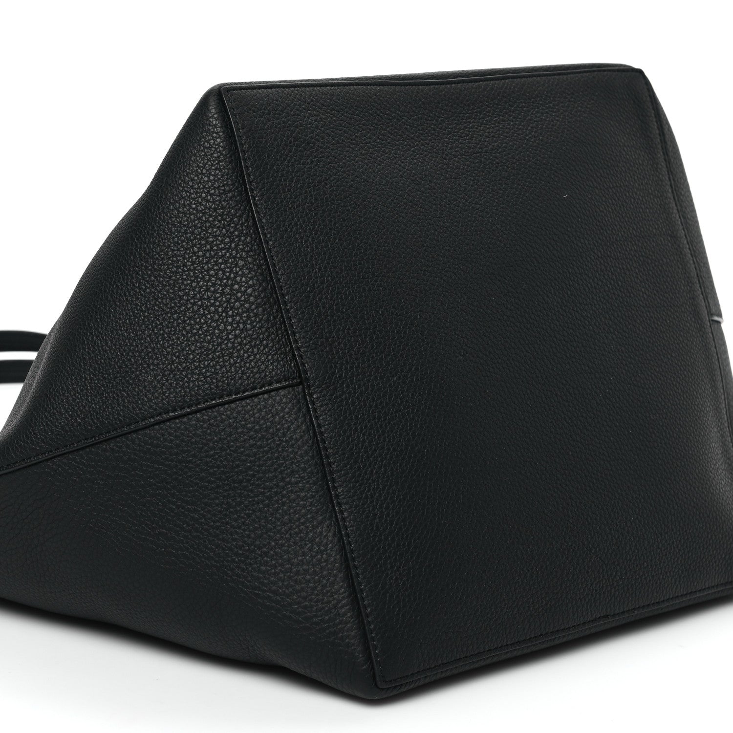 The Row Grained Calfskin Park Tote Three Black 9 of 11