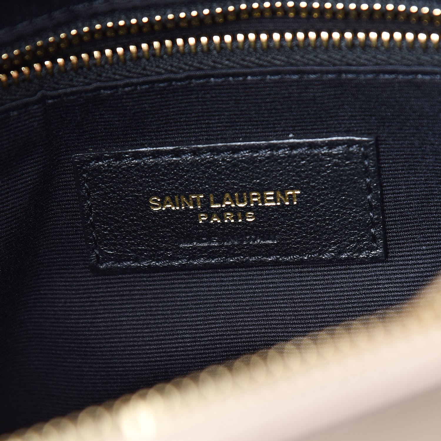 Saint Laurent Calfskin Y Quilted Monogram Medium Loulou Chain Satchel Nude Powder 6 of 15